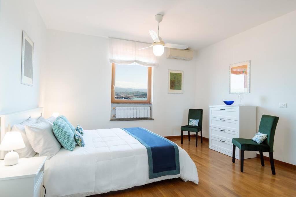 Piccapiana Sea View Attic Flat Daire La Spezia Dış mekan fotoğraf